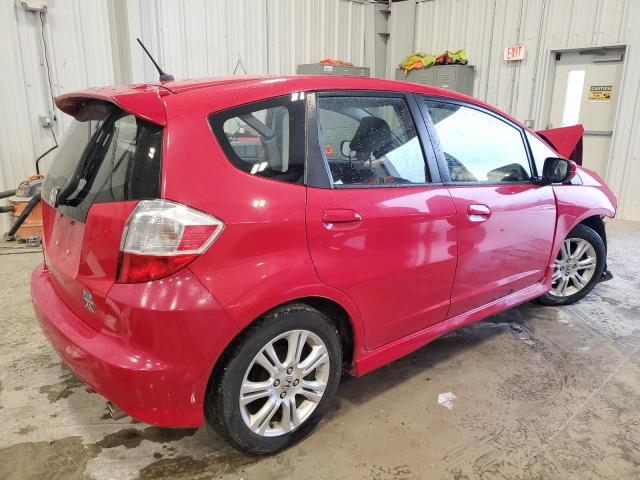 JHMGE8H45AC026551 - 2010 HONDA FIT SPORT RED photo 3