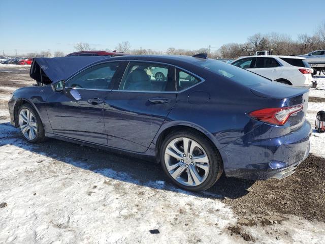 19UUB6F47MA007571 - 2021 ACURA TLX TECHNOLOGY BLUE photo 2