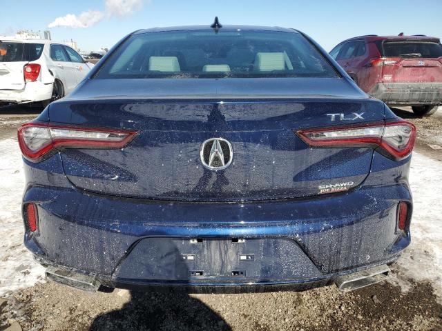 19UUB6F47MA007571 - 2021 ACURA TLX TECHNOLOGY BLUE photo 6