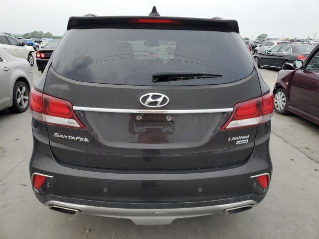 KM8SR4HF4HU170120 - 2017 HYUNDAI SANTA FE SE ULTIMATE BLACK photo 6