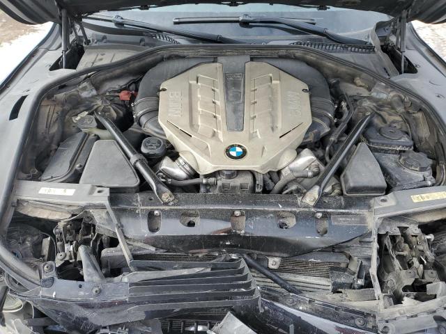 WBAKC6C56ACL67878 - 2010 BMW 750 I XDRIVE BLACK photo 11