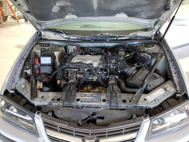 2G1WF52E859338931 - 2005 CHEVROLET IMPALA SILVER photo 11