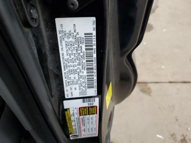 5TETX4CN7AZ671562 - 2010 TOYOTA TACOMA ACCESS CAB BLACK photo 12