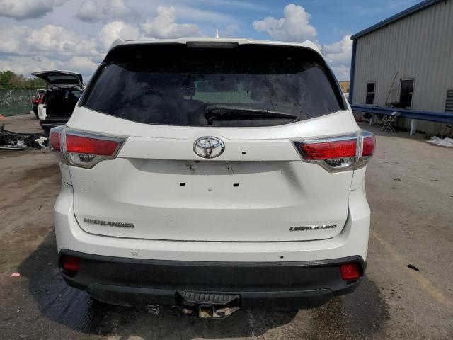 5TDDKRFH9GS284314 - 2016 TOYOTA HIGHLANDER LIMITED WHITE photo 6