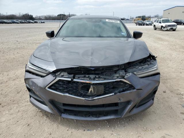 19UUB5F6XMA009617 - 2021 ACURA TLX ADVANCE GRAY photo 5