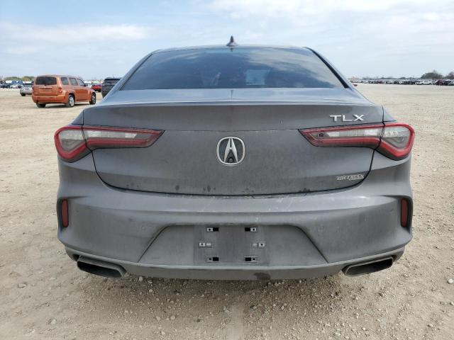 19UUB5F6XMA009617 - 2021 ACURA TLX ADVANCE GRAY photo 6