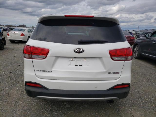 5XYPH4A15HG188252 - 2017 KIA SORENTO EX WHITE photo 6