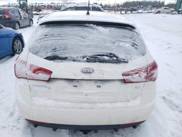 KNAFU5A21B5369657 - 2011 KIA FORTE EX WHITE photo 6