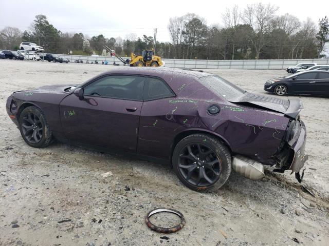 2C3CDZAGXLH235883 - 2020 DODGE CHALLENGER SXT PURPLE photo 2