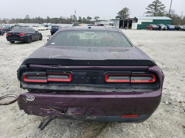 2C3CDZAGXLH235883 - 2020 DODGE CHALLENGER SXT PURPLE photo 6