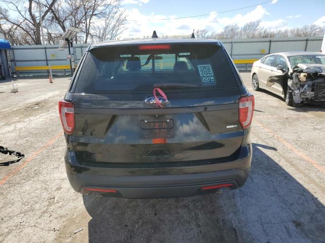 1FM5K8AR9HGD25787 - 2017 FORD EXPLORER POLICE INTERCEPTOR BLACK photo 6