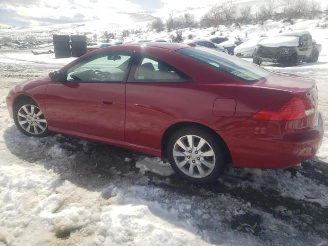 1HGCM82696A007941 - 2006 HONDA ACCORD EX RED photo 2