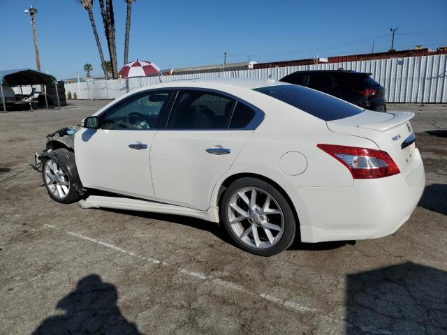 1N4AA51E19C840217 - 2009 NISSAN MAXIMA S WHITE photo 2