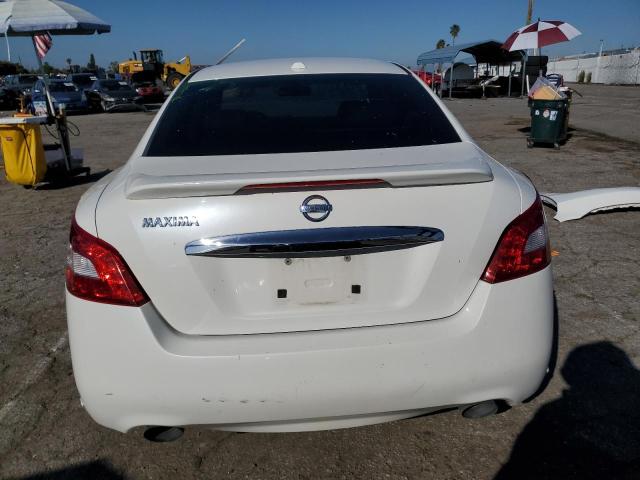 1N4AA51E19C840217 - 2009 NISSAN MAXIMA S WHITE photo 6