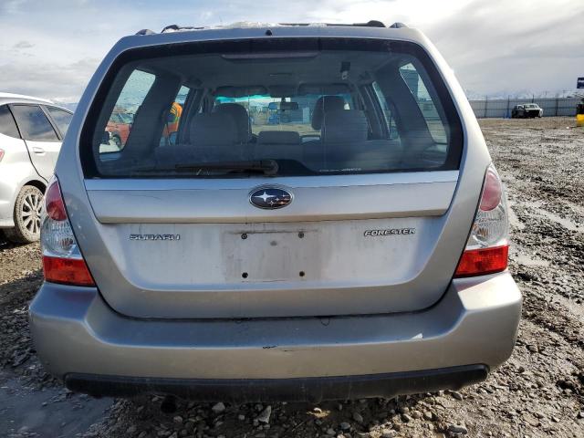 JF1SG63607H701226 - 2007 SUBARU FORESTER 2.5X SILVER photo 6