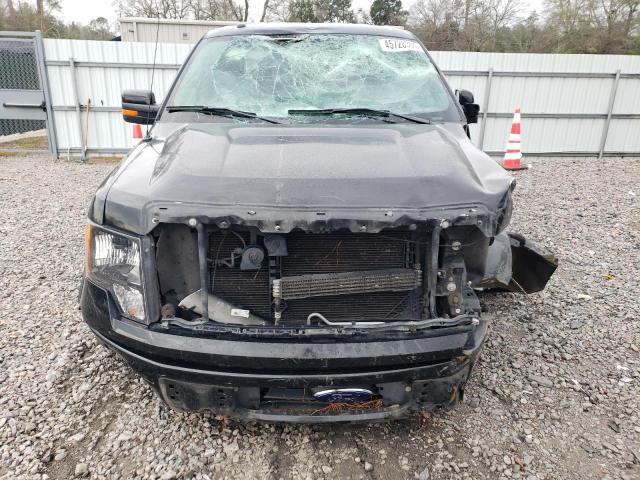 1FTFX1CF6DFD75213 - 2013 FORD F150 SUPER CAB BLACK photo 5