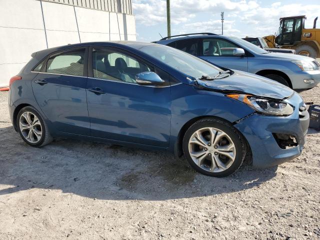 KMHD35LE6DU137600 - 2013 HYUNDAI ELANTRA GT BLUE photo 4