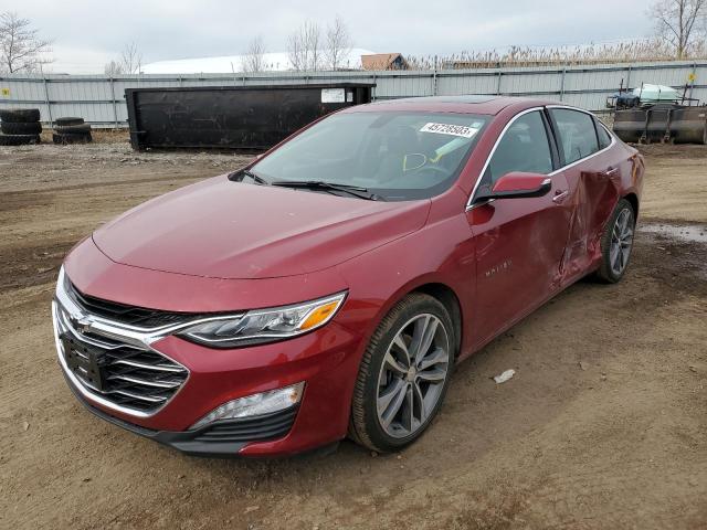 1G1ZE5SX5KF202521 - 2019 CHEVROLET MALIBU PREMIER RED photo 1