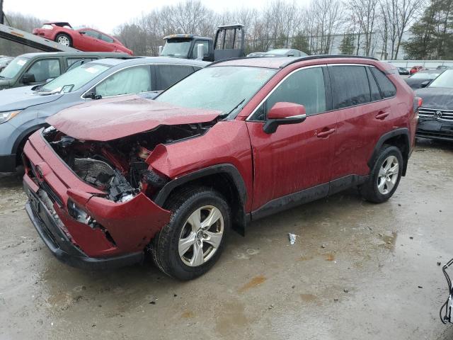 2T3P1RFVXKC030500 - 2019 TOYOTA RAV4 XLE RED photo 1