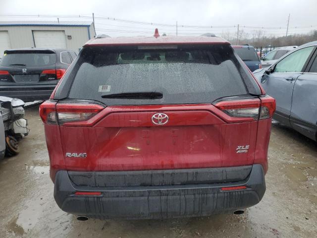 2T3P1RFVXKC030500 - 2019 TOYOTA RAV4 XLE RED photo 6