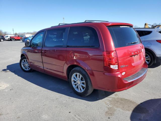 2C4RDGCG6ER213450 - 2014 DODGE GRAND CARA SXT RED photo 2