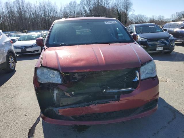 2C4RDGCG6ER213450 - 2014 DODGE GRAND CARA SXT RED photo 5