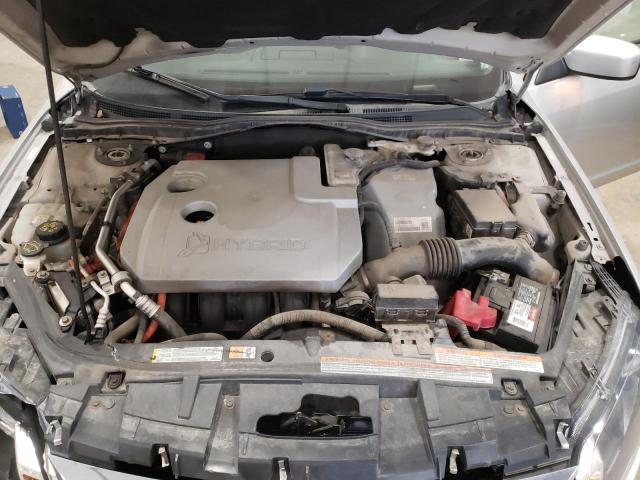 3FADP0L30AR307694 - 2010 FORD FUSION HYBRID SILVER photo 11