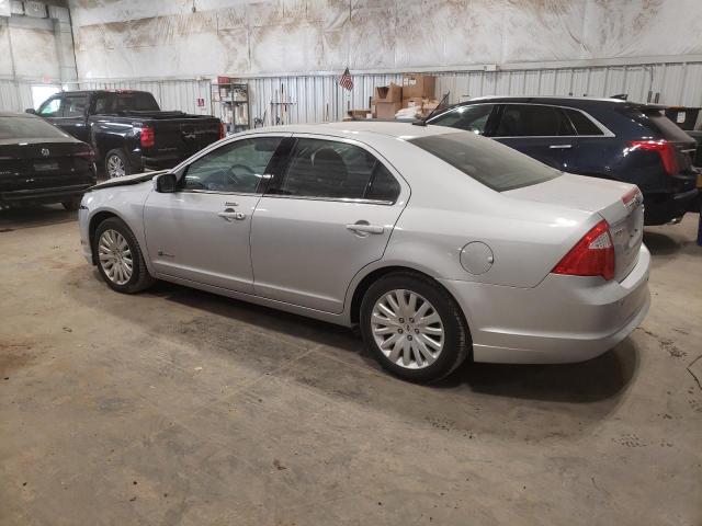 3FADP0L30AR307694 - 2010 FORD FUSION HYBRID SILVER photo 2