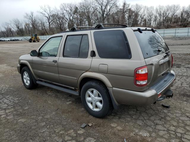 JN8DR09Y61W581264 - 2001 NISSAN PATHFINDER LE TAN photo 2