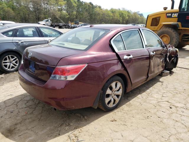 1HGCP26849A106364 - 2009 HONDA ACCORD EXL BURGUNDY photo 3