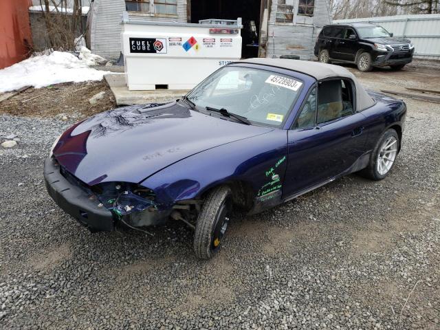 JM1NB353030312697 - 2003 MAZDA MX-5 MIATA BASE BLUE photo 1