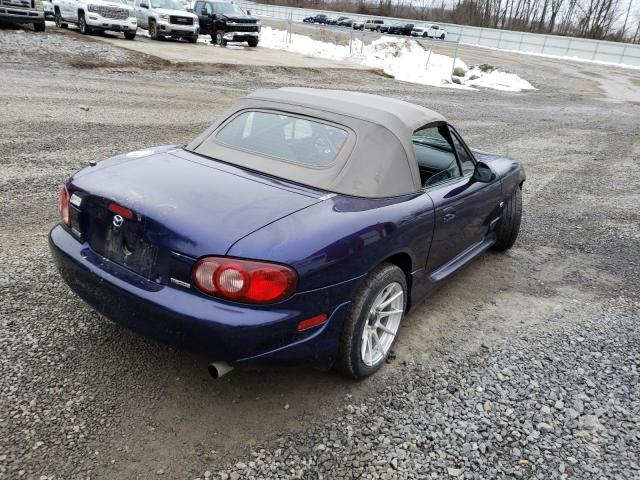 JM1NB353030312697 - 2003 MAZDA MX-5 MIATA BASE BLUE photo 3