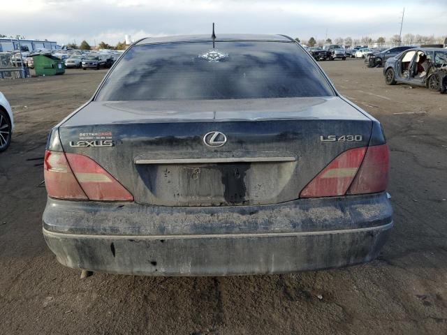 JTHBN30F720080818 - 2002 LEXUS LS 430 BLACK photo 6