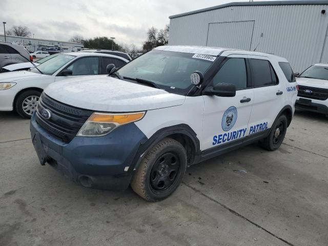 1FM5K7AR2DGB08473 - 2013 FORD EXPLORER POLICE INTERCEPTOR 白色 照片 1