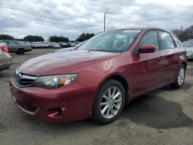 JF1GH6A60BH815127 - 2011 SUBARU IMPREZA 2.5I RED photo 1