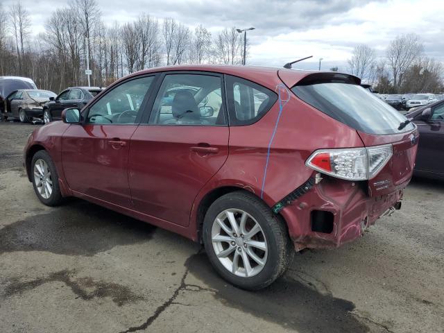 JF1GH6A60BH815127 - 2011 SUBARU IMPREZA 2.5I RED photo 2