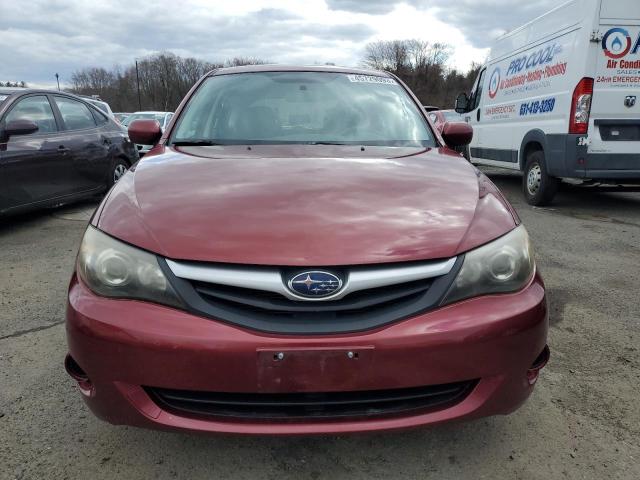 JF1GH6A60BH815127 - 2011 SUBARU IMPREZA 2.5I RED photo 5