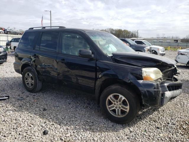 5FNYF18664B008420 - 2004 HONDA PILOT EXL BLACK photo 4