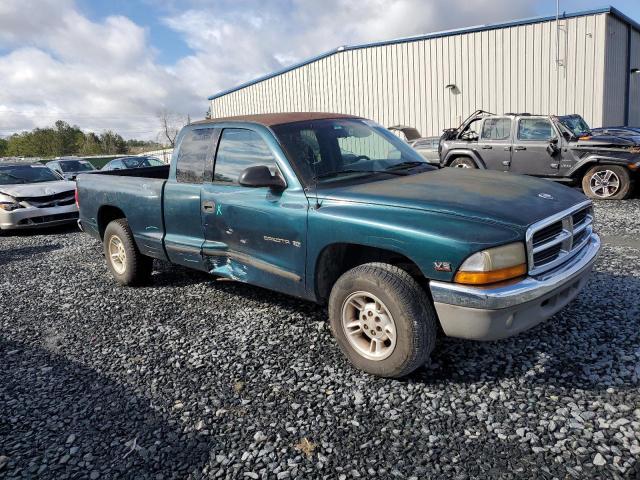 1B7GL22X5XS190369 - 1999 DODGE DAKOTA GREEN photo 4