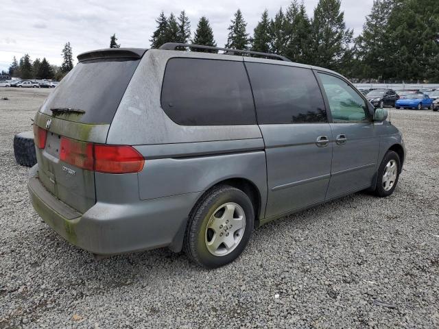 2HKRL1869YH559302 - 2000 HONDA ODYSSEY EX GRAY photo 3