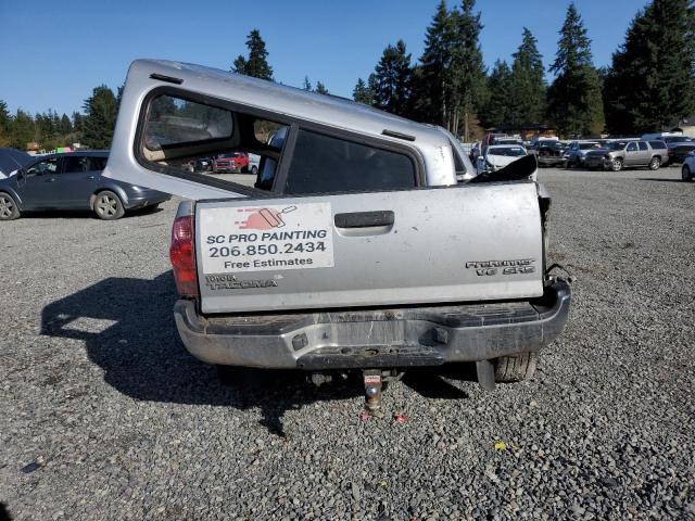 5TEJU62N17Z322273 - 2007 TOYOTA TACOMA DOUBLE CAB PRERUNNER SILVER photo 6