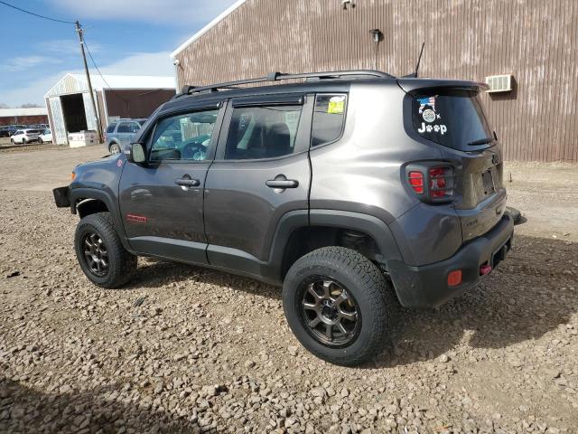 ZACCJBCBXJPG81881 - 2018 JEEP RENEGADE TRAILHAWK GRAY photo 2