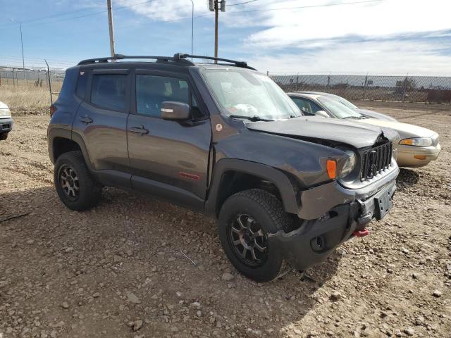 ZACCJBCBXJPG81881 - 2018 JEEP RENEGADE TRAILHAWK GRAY photo 4