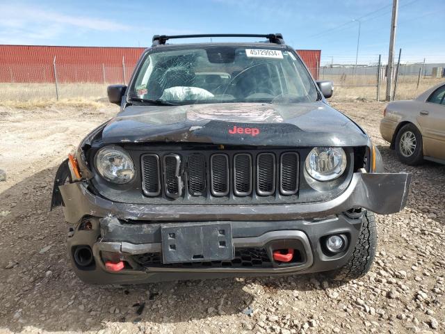 ZACCJBCBXJPG81881 - 2018 JEEP RENEGADE TRAILHAWK GRAY photo 5