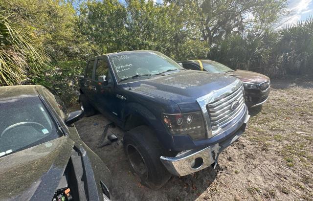 1FTFW1CT6BFA56612 - 2011 FORD F150 SUPERCREW BLUE photo 1