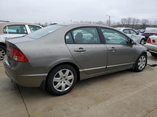 1HGFA16577L030770 - 2007 HONDA CIVIC LX GRAY photo 3