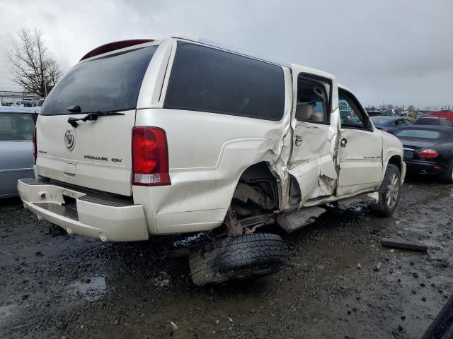 3GYFK66N35G113495 - 2005 CADILLAC ESCALADE ESV WHITE photo 3