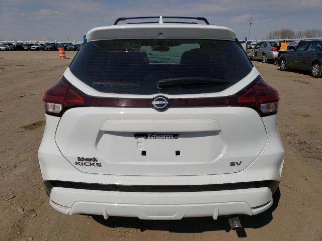 3N1CP5CV8PL480771 - 2023 NISSAN KICKS SV WHITE photo 6