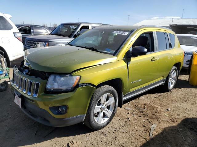 1C4NJDBB6CD650618 - 2012 JEEP COMPASS SPORT GREEN photo 1