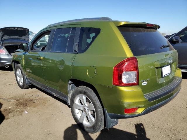 1C4NJDBB6CD650618 - 2012 JEEP COMPASS SPORT GREEN photo 2